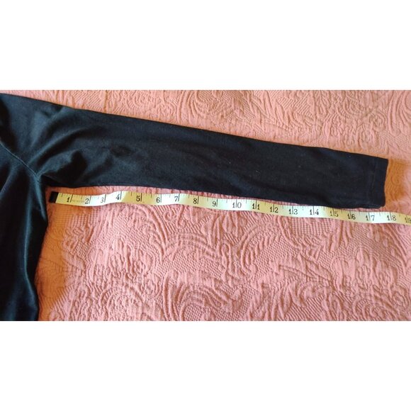 Lauren Ralph Lauren Black Label Women's Small Logo Long Sleeve Crewneck Shirt - Picture 8 of 8